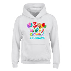 Personalised Kids Hoody - Customize Custom Name & Age Hoody