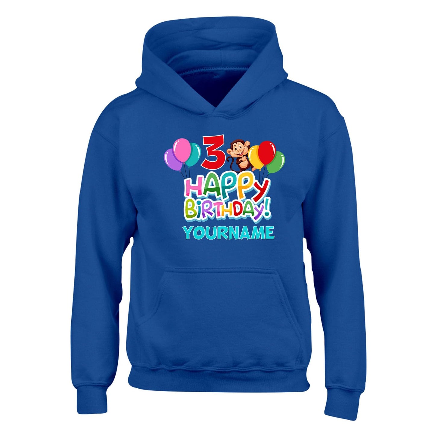 Personalised Year and Name Kids Hoody