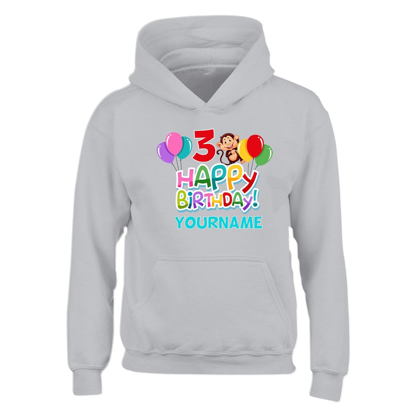 Personalised Year and Name Kids Hoody