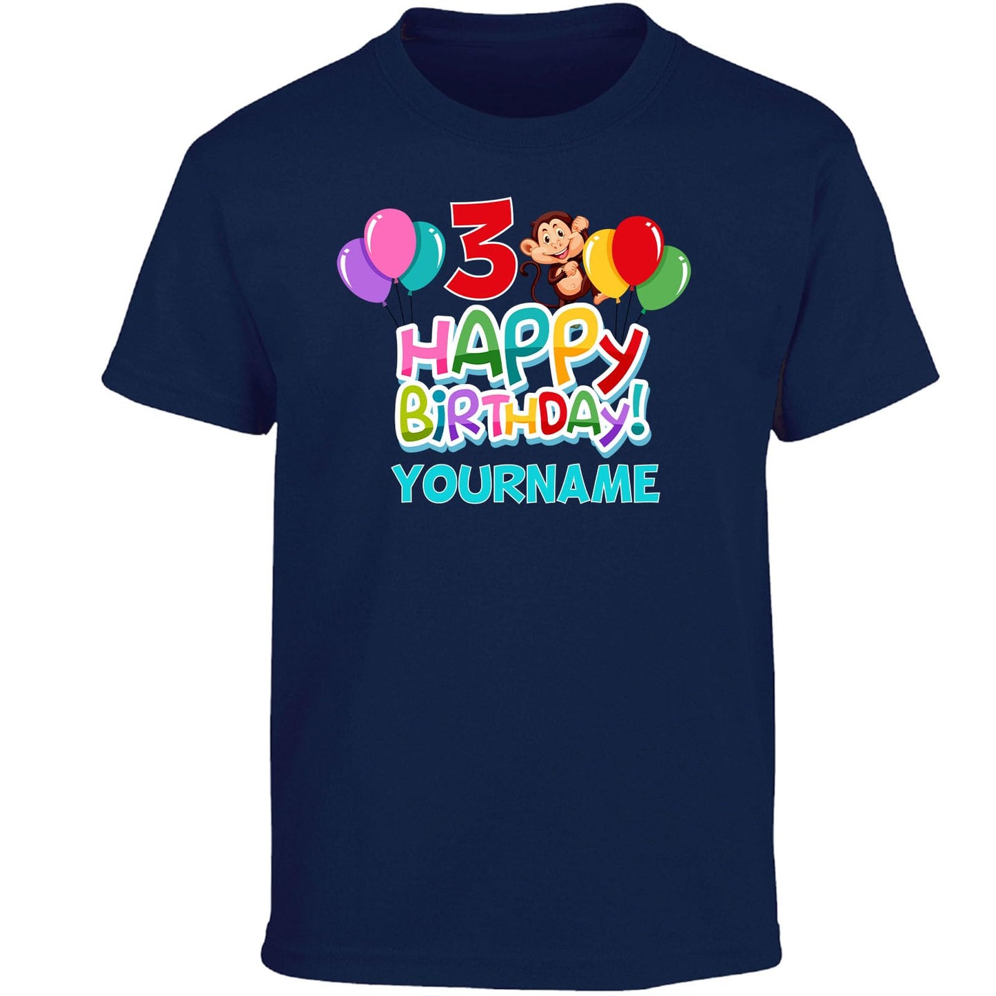 Personalised Year and Name Kids T-Shirt