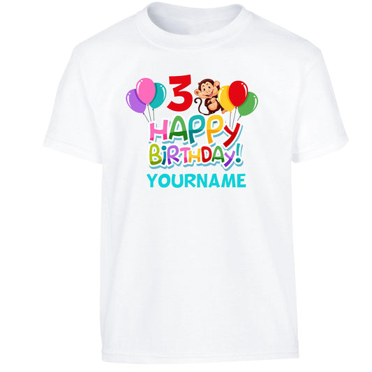 Personalised Year and Name Kids T-Shirt