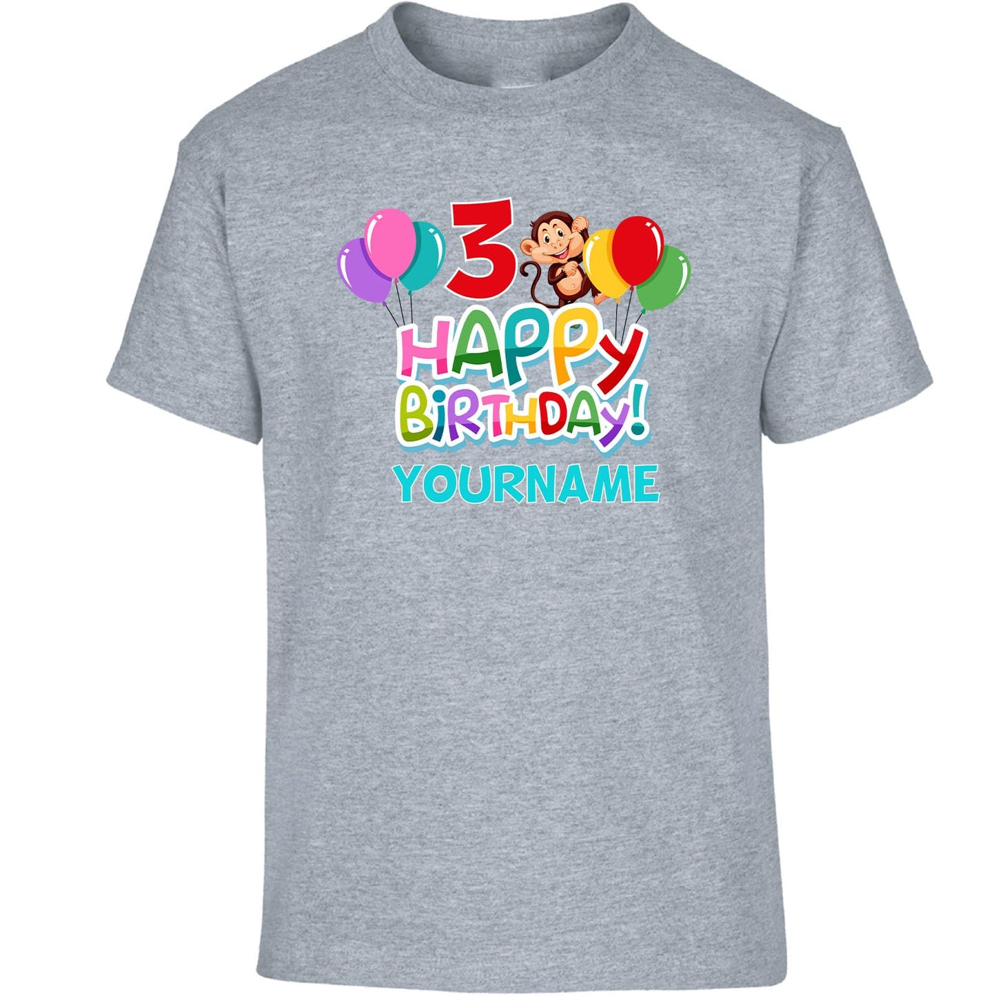 Personalised Year and Name Kids T-Shirt