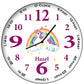 Personalised 25cm Custom Name Wall Clock