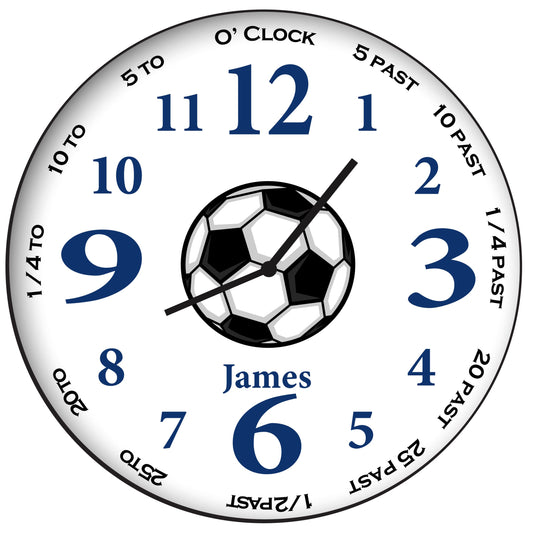 Personalised 25cm Custom Name Wall Clock