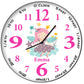 Personalised 25cm Custom Name Wall Clock