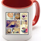 Personalised Colored Inner and Handle Mug with Custom Photos, Logo, or Text