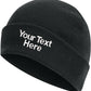 Personalised Embroidered Beanie Any Name Text Customised Cuffed Knitted Beanie