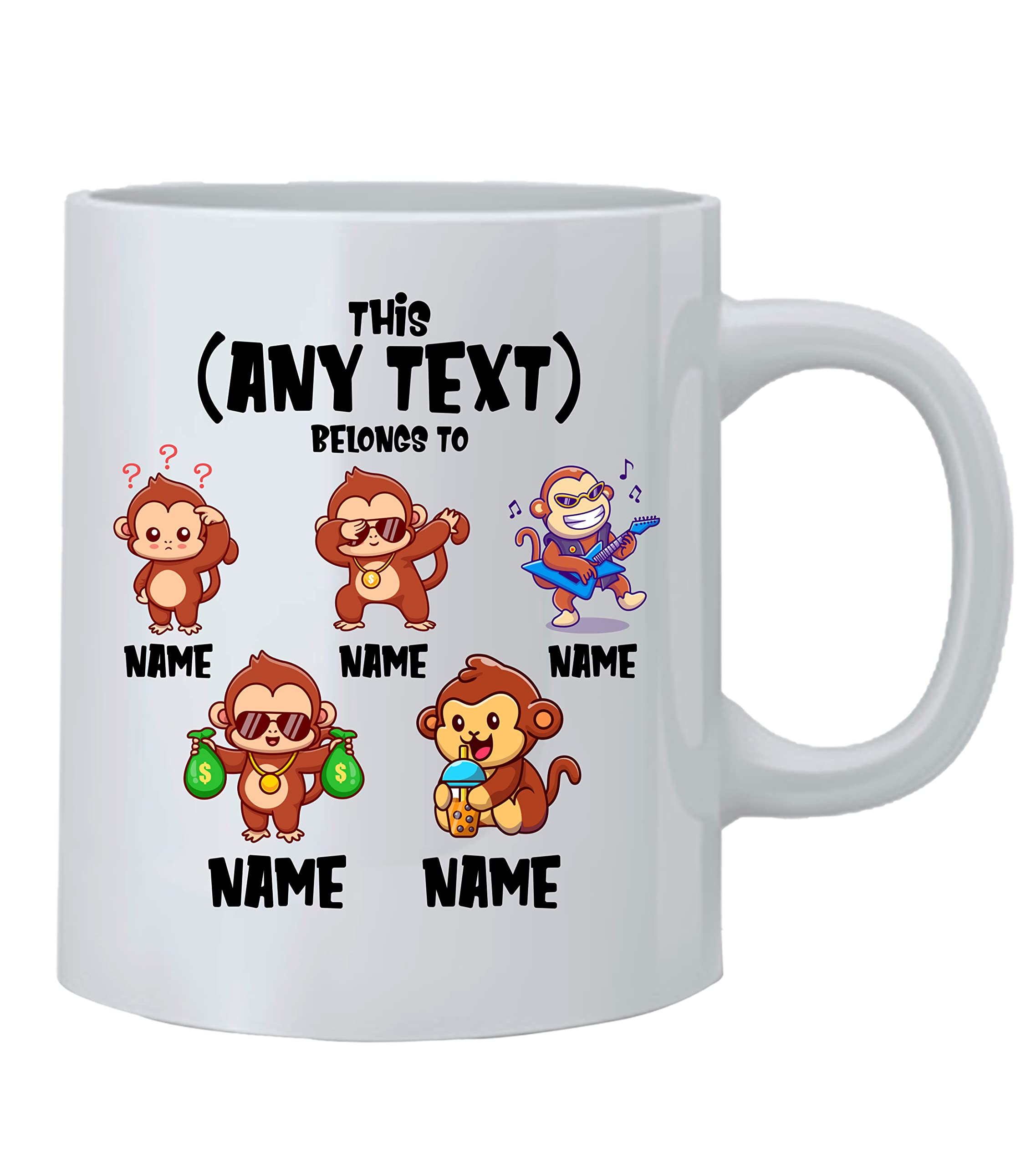 Personalised Maniacs Belongs to Mug - Belongs to Custom Name Mug-13
