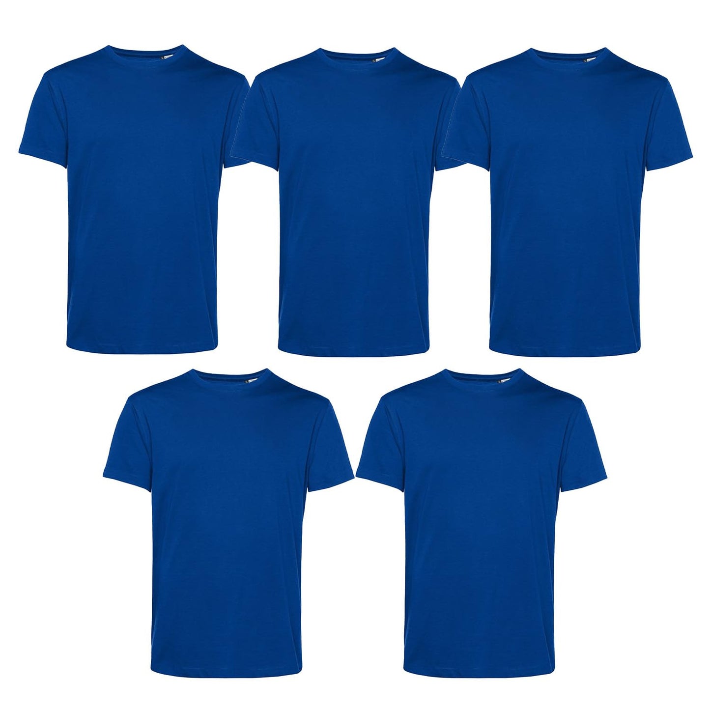 Men’s T-Shirts Multipack | Crew Neck Short Sleeve Cotton 5 Pack T-Shirts | Gym Tops for Him