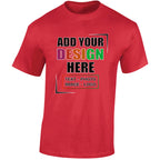 Personalised Men's T-Shirt | Custom Photo, Text & Logo Tee | UK