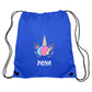 Personalised Drawstring Bags for kids -  Unicorn Design Custom Drawstring Bags-4