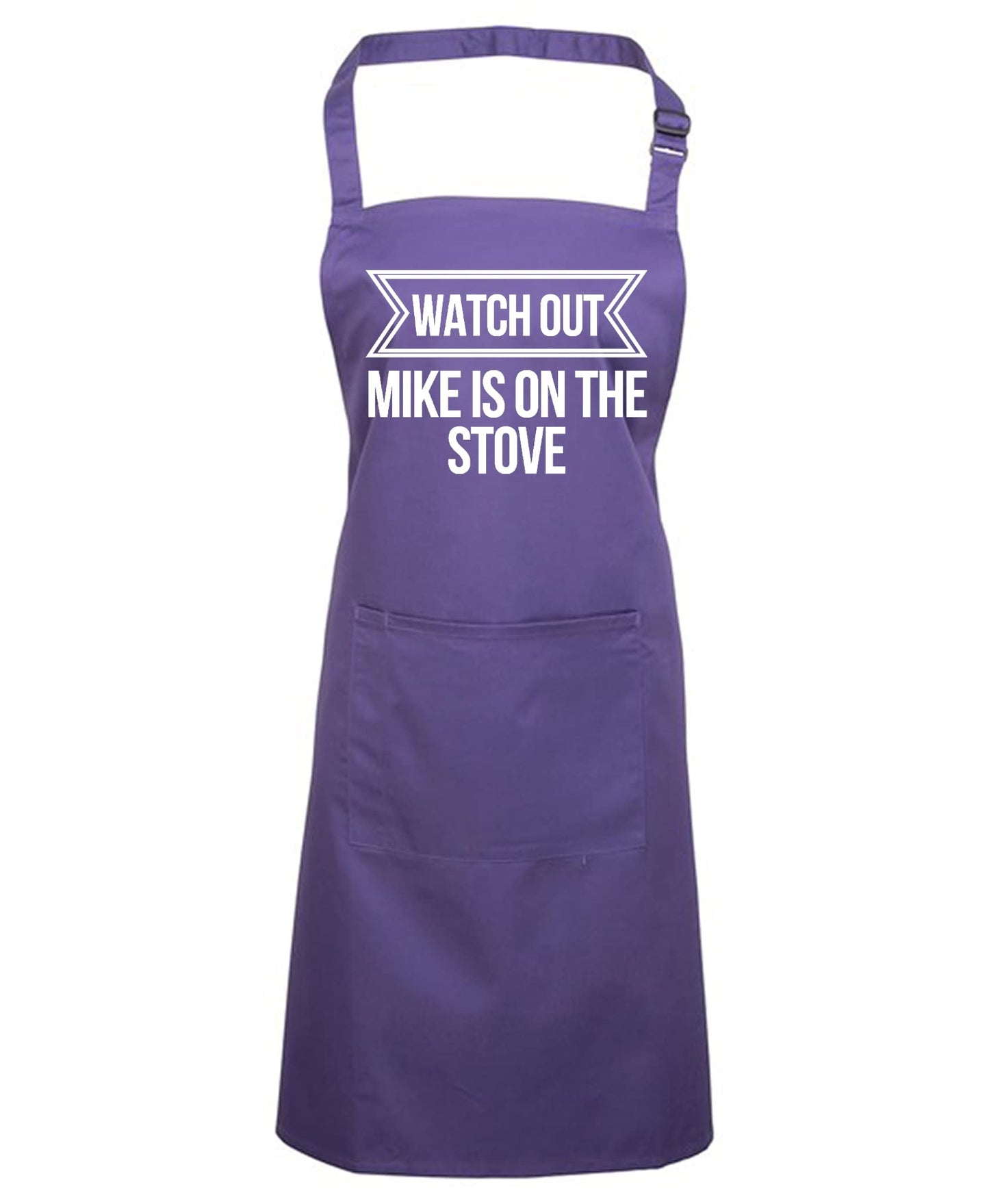 Watch Out Personalised Pocket Apron