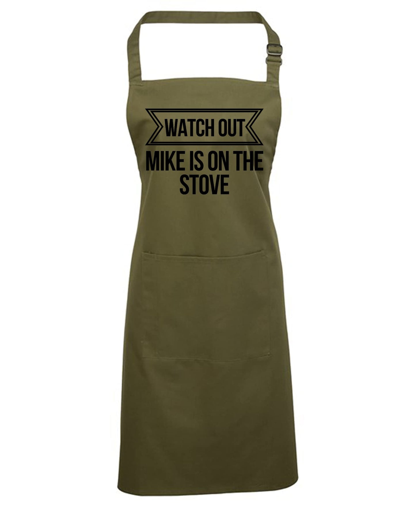 Watch Out Personalised Pocket Apron