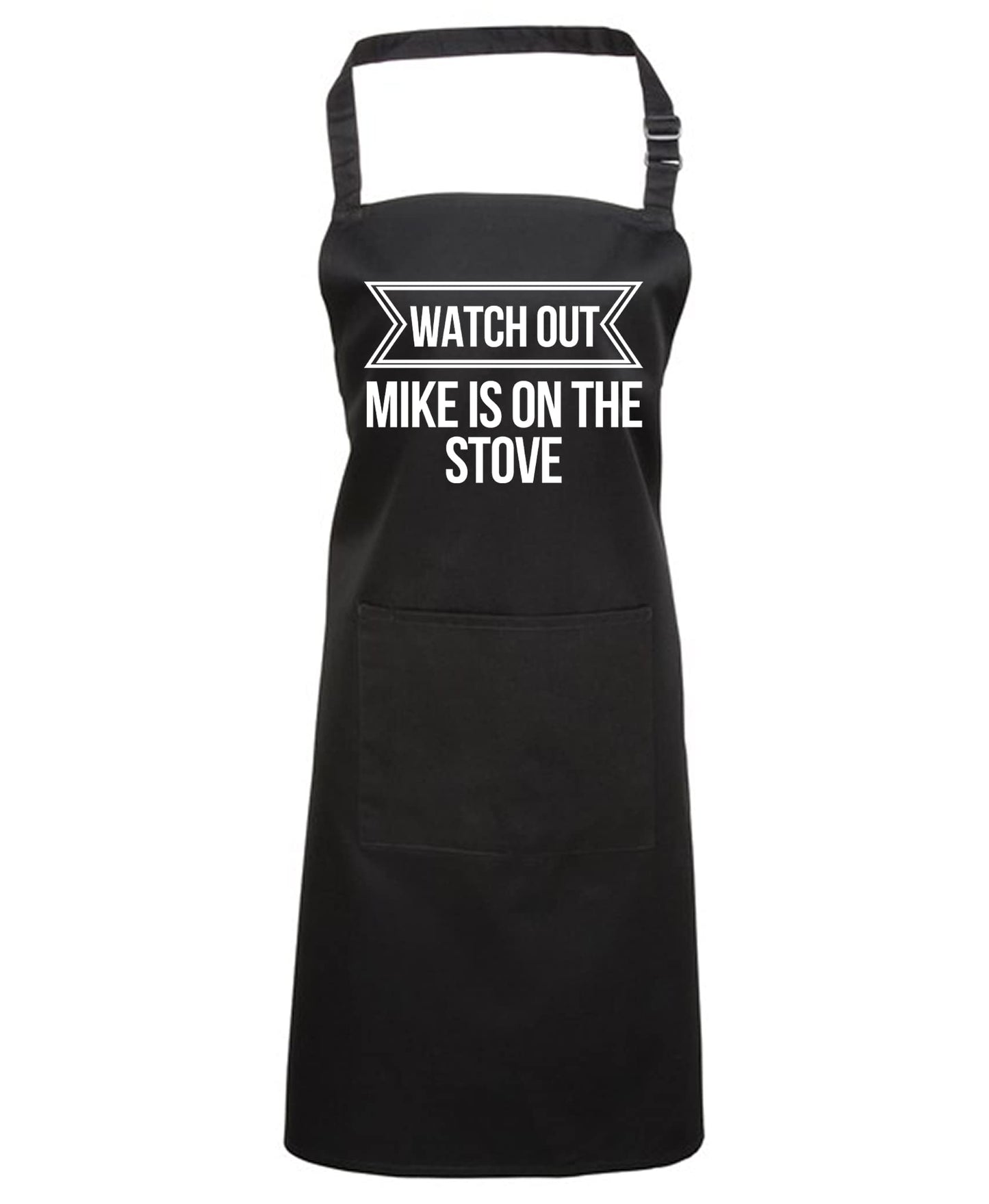 Watch Out Personalised Pocket Apron