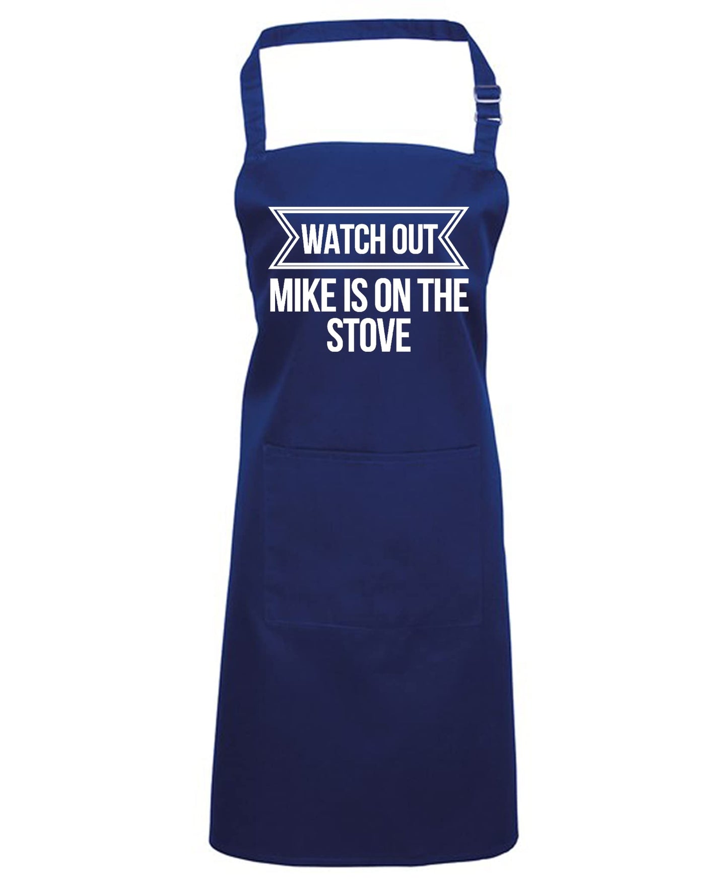 Watch Out Personalised Pocket Apron