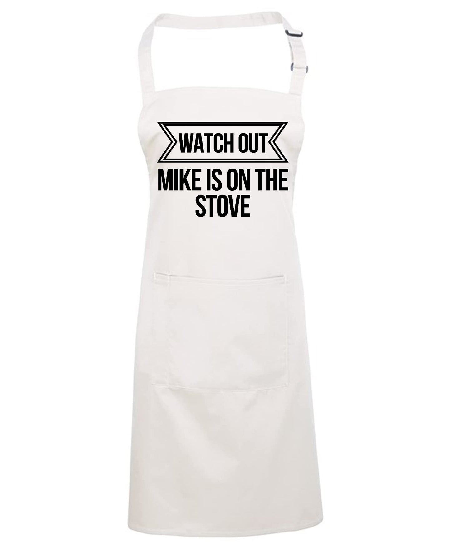 Watch Out Personalised Pocket Apron