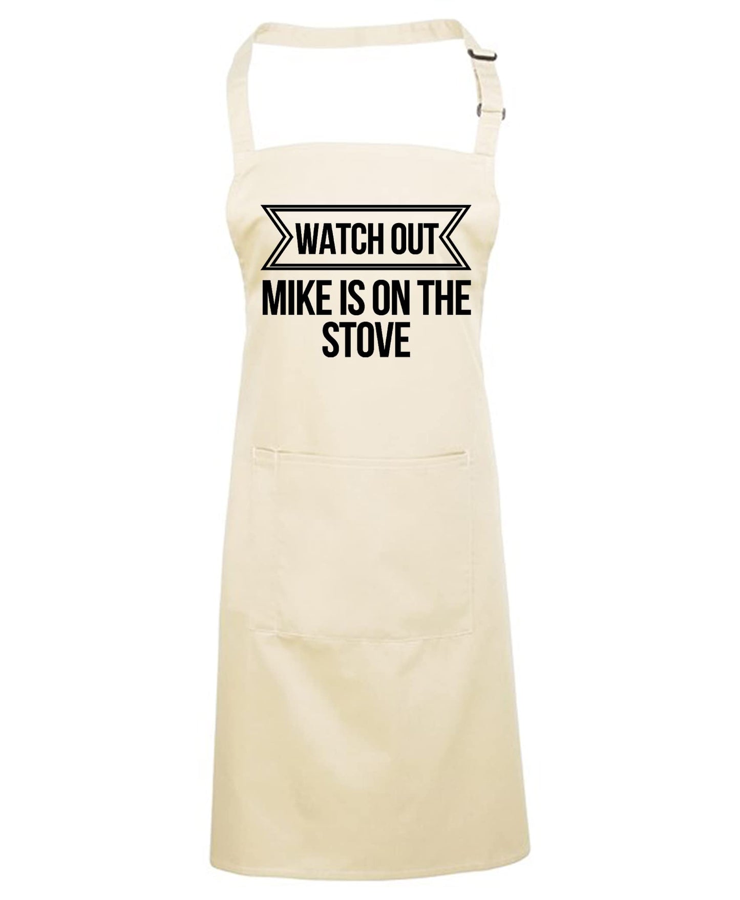 Watch Out Personalised Pocket Apron