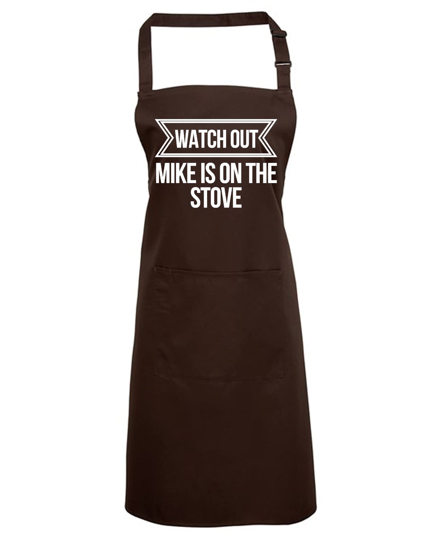 Watch Out Personalised Pocket Apron