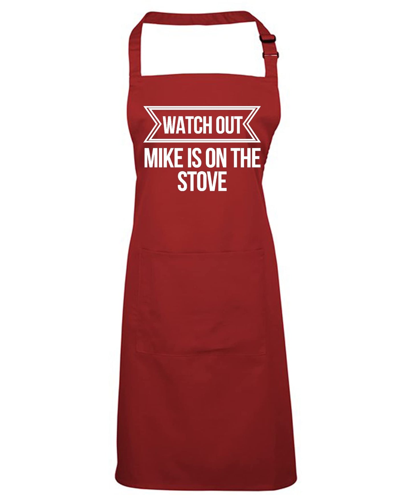 Watch Out Personalised Pocket Apron