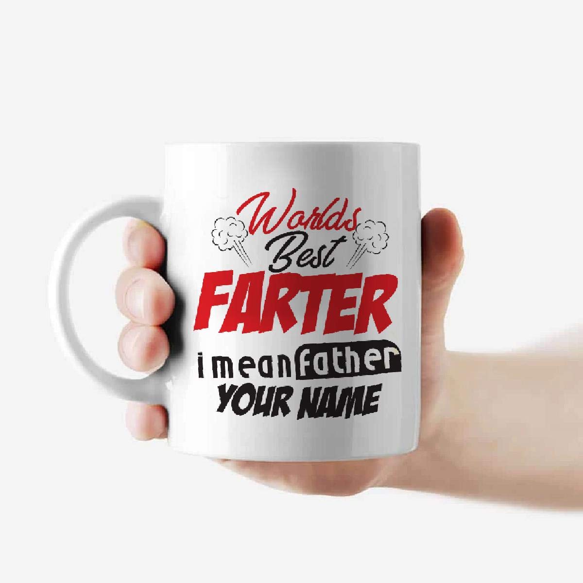 Worlds Best Farter Any Name Personalised Mug