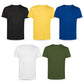 Men’s T-Shirts Multipack | Crew Neck Short Sleeve Cotton 5 Pack T-Shirts | Gym Tops for Him