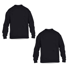 Sweatshirt For Boys & Girls – Pullover for School, Pack of 2 Casual Wear