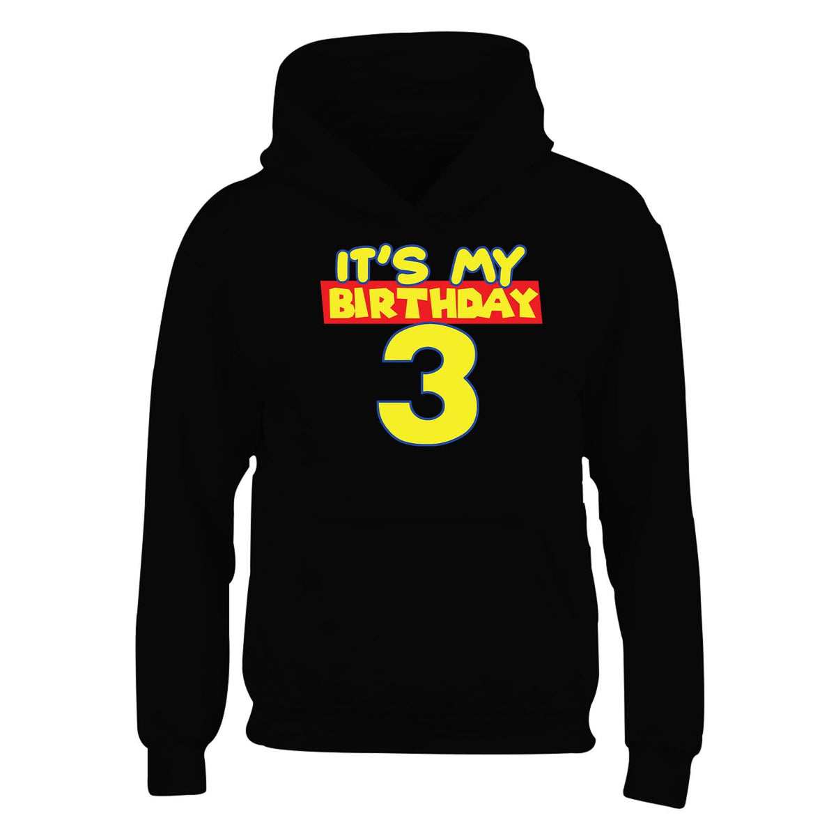 Personalised 'It's My Birthday' Hoodie | Custom Age Kids Hoody | UK