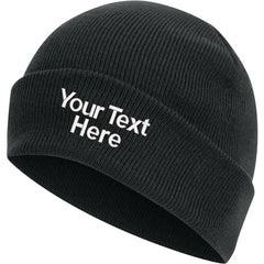 Personalised Embroidered Beanie  - Any Text & Name Customize Knitted Beanie