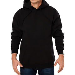 Work Hoodies For Men - Plain Black Hoodie work Jumper For Mens and Womens