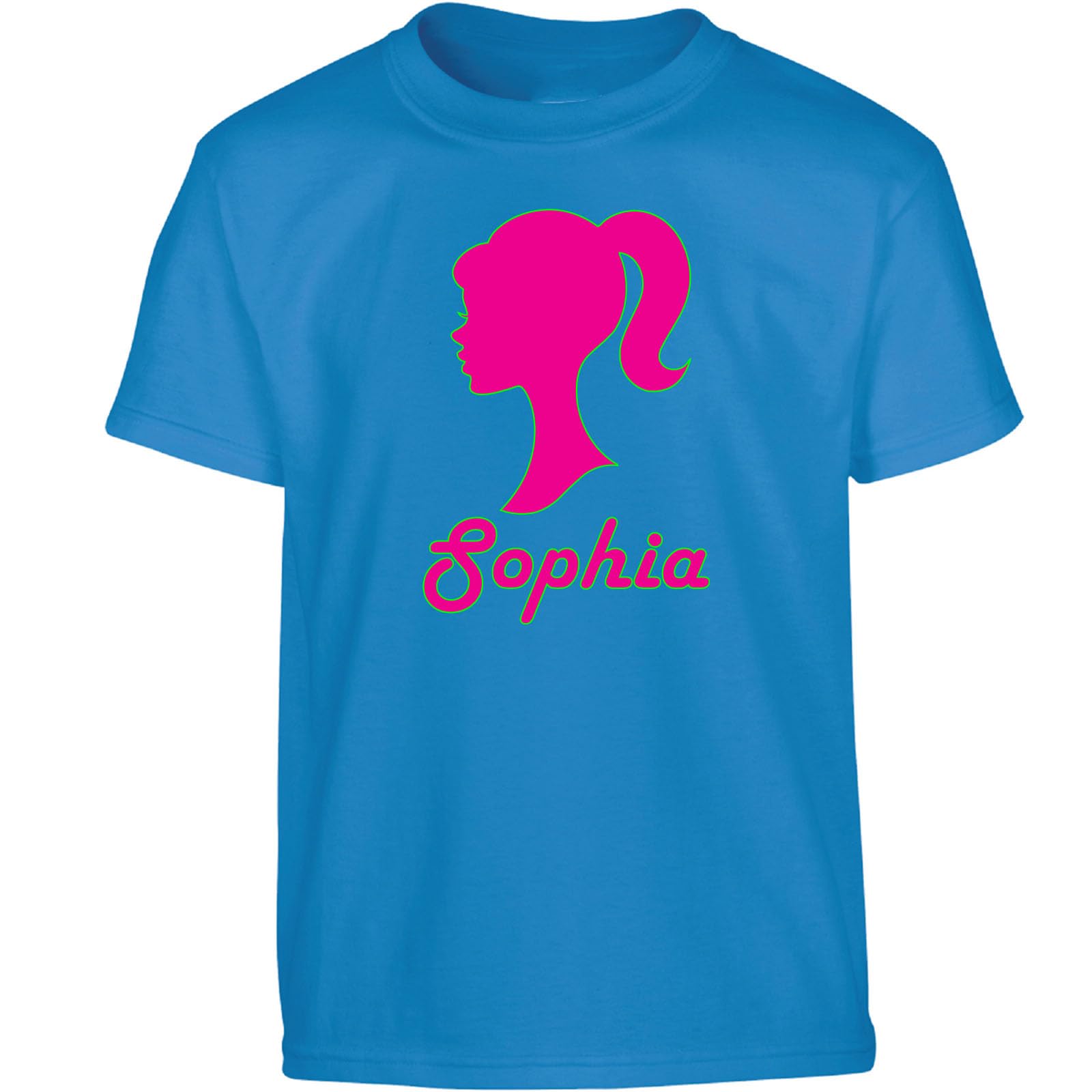Personalised Baby Doll Top for Girls  - Custom Name T-Shirt