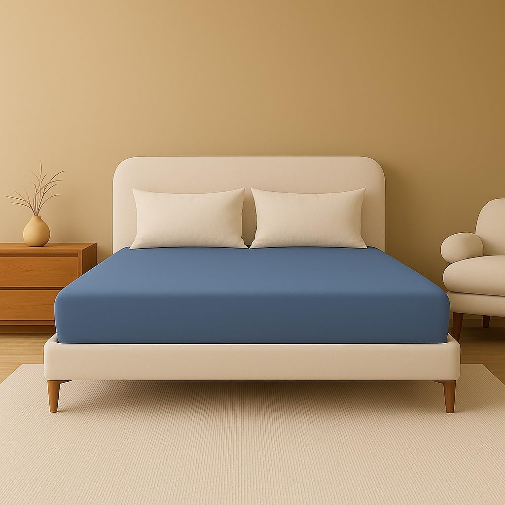 Fitted Bed Sheets | Deep Fit for Mattress Protection | Microfibre, Soft, and Durable Bed Sheets