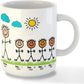 Personalised Dad and Mom Mug - Personalised Mug For Family Custom Names-18