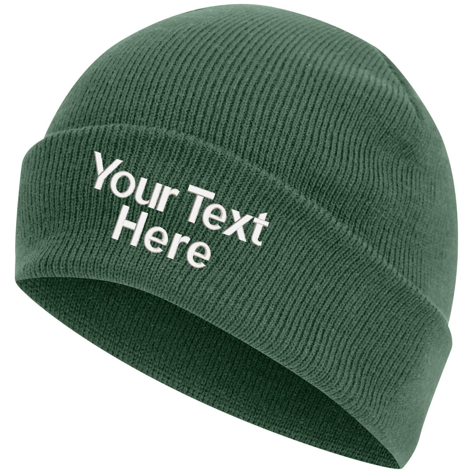 Personalised Embroidered Beanie  - Any Text & Name Customize Knitted Beanie