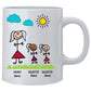 Personalised Dad and Mom Mug - Personalised Mug For Family Custom Names-9