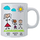 Personalised Dad and Mom Mug - Personalised Mug For Family Custom Names-1