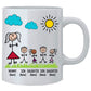 Personalised Dad and Mom Mug - Personalised Mug For Family Custom Names-2