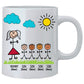 Personalised Dad and Mom Mug - Personalised Mug For Family Custom Names-3
