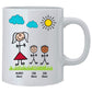 Personalised Dad and Mom Mug - Personalised Mug For Family Custom Names-6