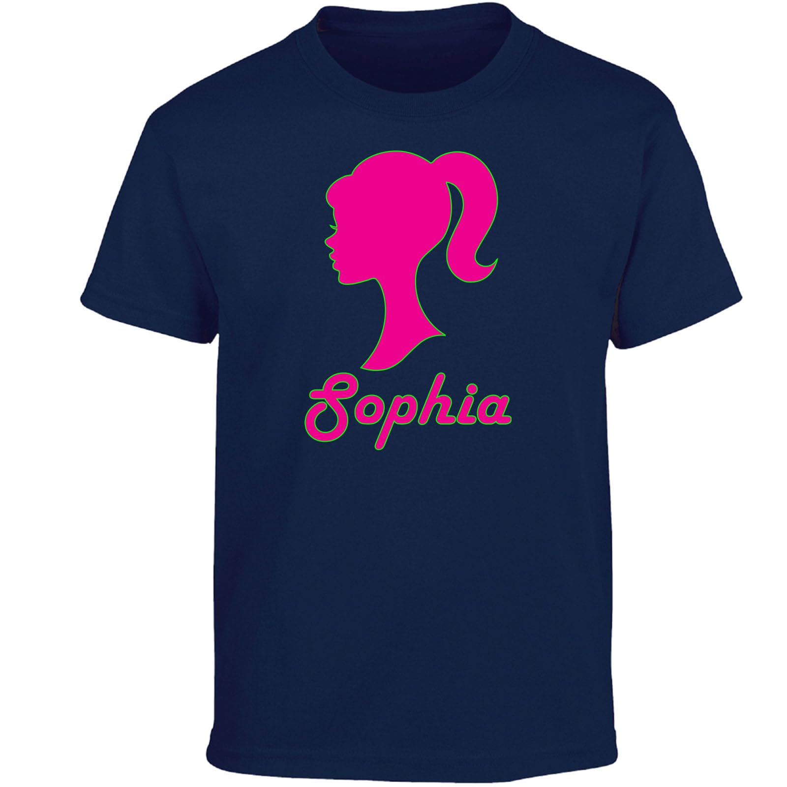 Personalised Baby Doll Top for Girls  - Custom Name T-Shirt