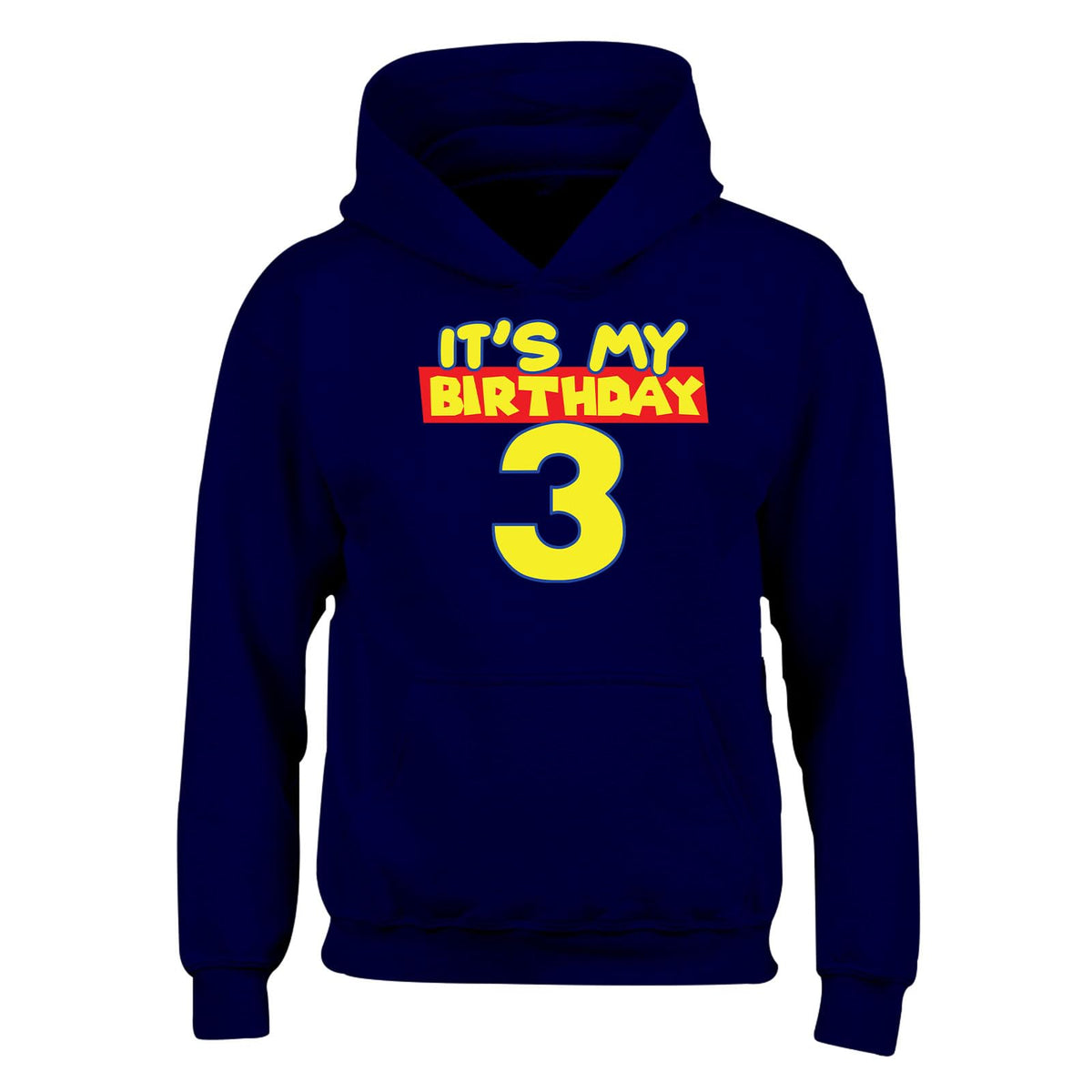 Personalised 'It's My Birthday' Hoodie | Custom Age Kids Hoody | UK