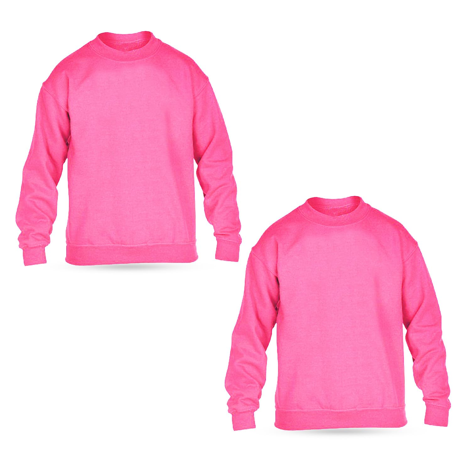 Sweatshirt For Boys & Girls – Pullover for School, Pack of 2 Casual Wear