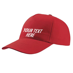 Personalised Cap Custom Men's 5 Panel Baseball Cap