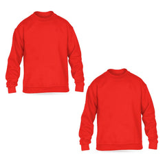Sweatshirt For Boys & Girls – Pullover for School, Pack of 2 Casual Wear