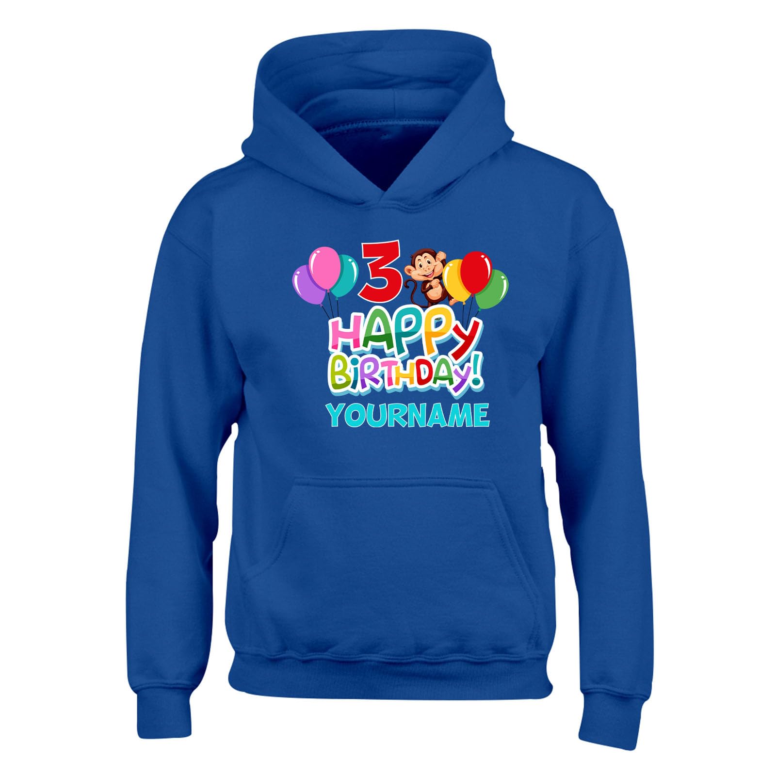Personalised Kids Hoody - Customize Custom Name & Age Hoody