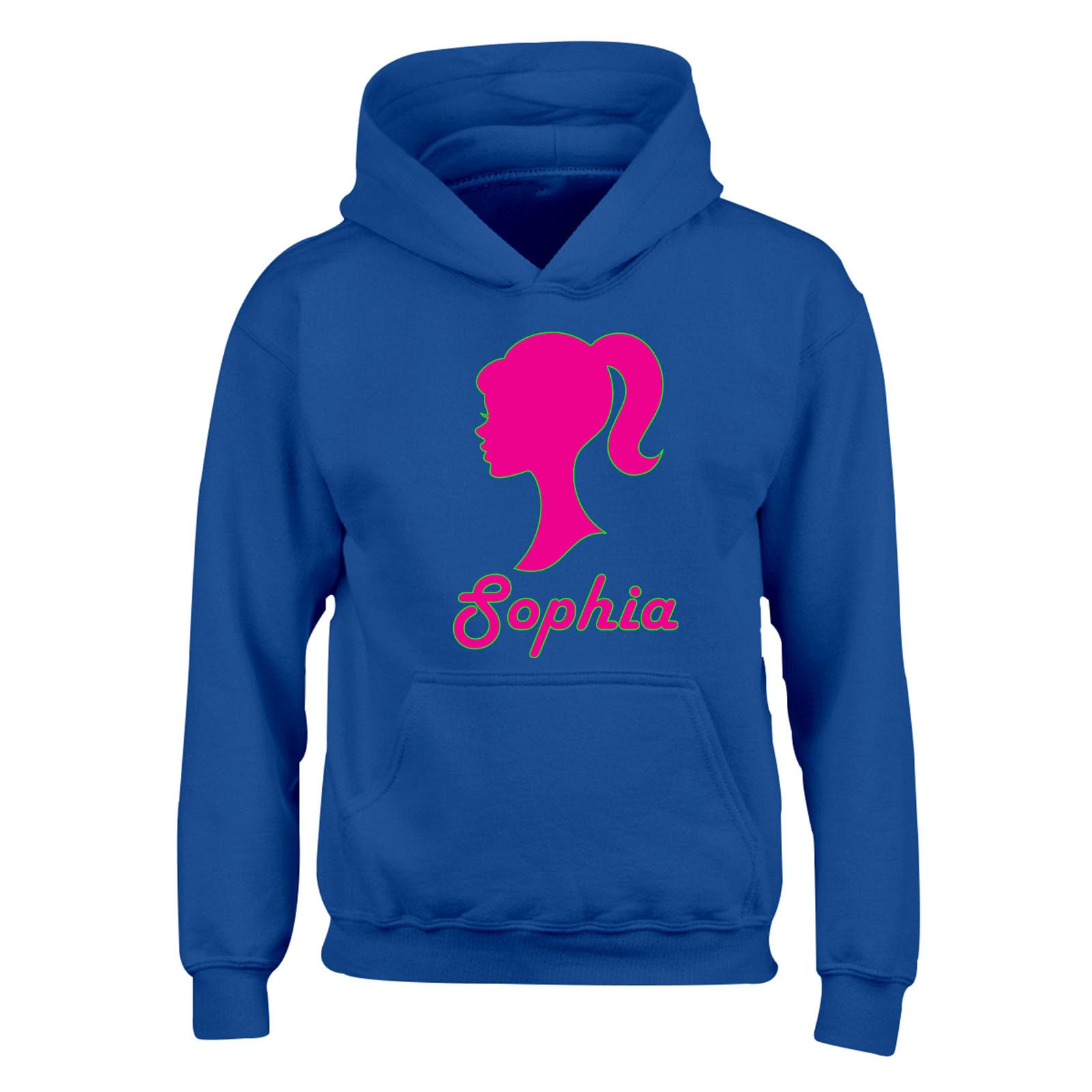 Personalised Baby Doll Girls Hoody - Custom Any Name Hoodie