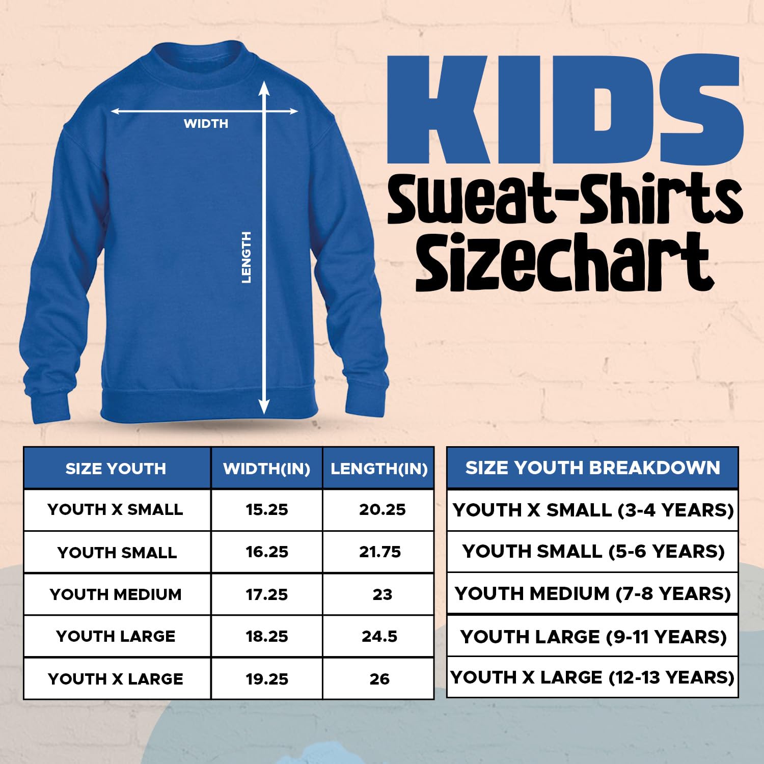 Sweatshirt For Boys & Girls – Pullover for School, Pack of 2 Casual Wear