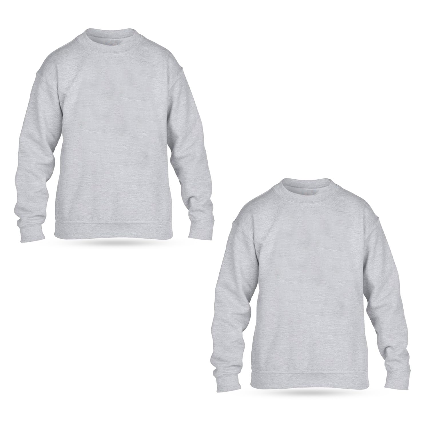 Sweatshirt For Boys & Girls – Pullover for School, Pack of 2 Casual Wear