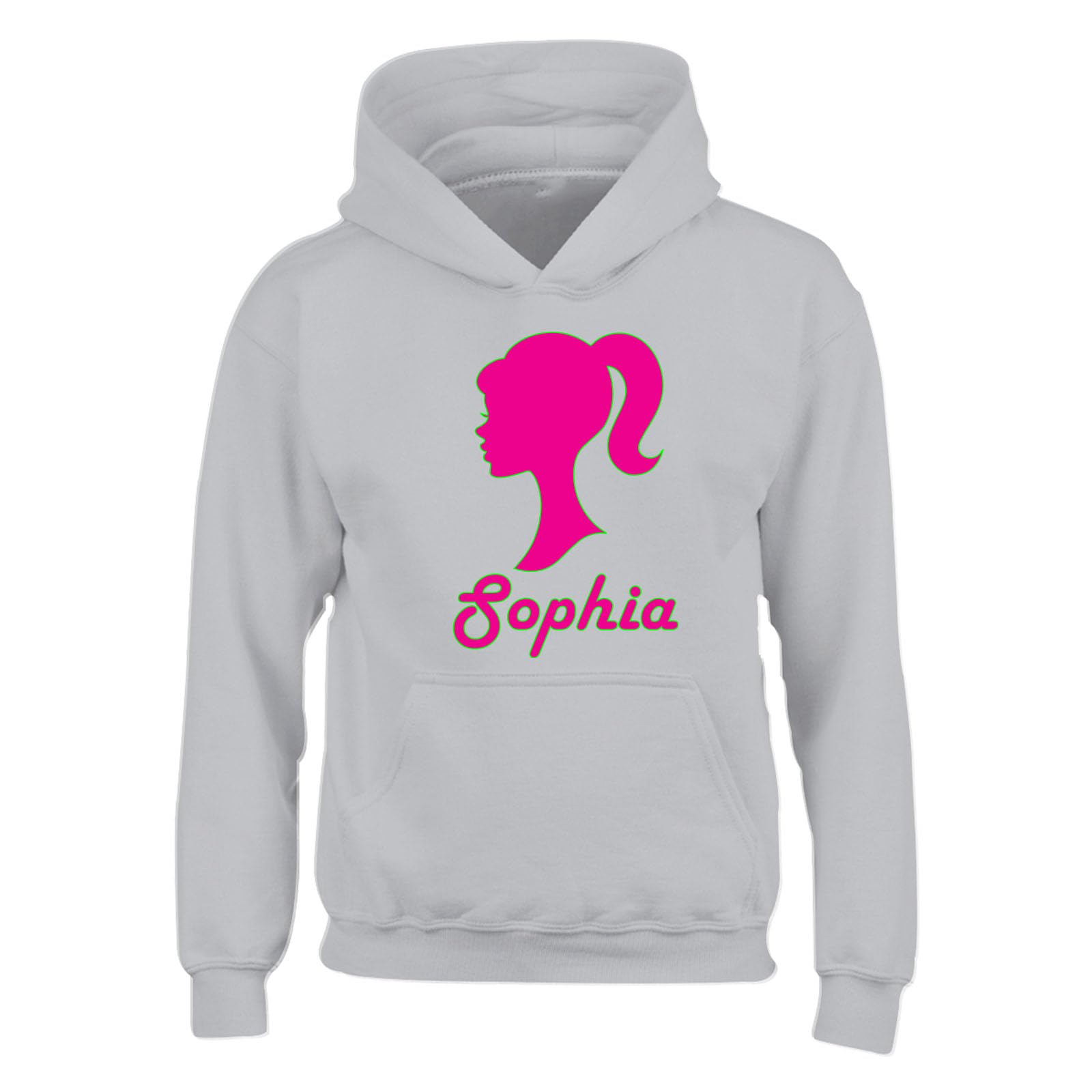 Personalised Baby Doll Girls Hoody - Custom Any Name Hoodie