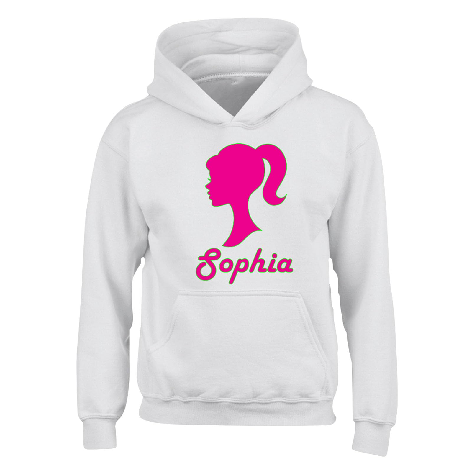 Personalised Baby Doll Girls Hoody - Custom Any Name Hoodie
